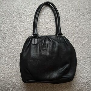 Vintage Calvin Klein black leather purse.